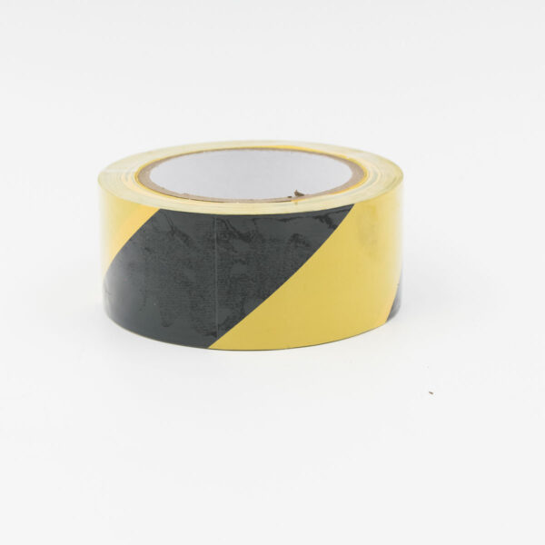 Black/Yellow Hazard Tape (Sticky)