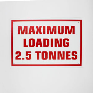 Maximum Loading Sign