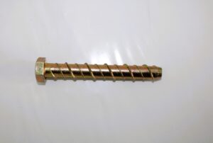 M12 x 100mm Yellow Zinc Plated Hexagon Head Thunderbolts