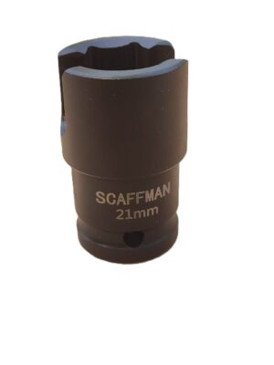 Scaffman 21mm Screw Eye Socket c/w Pin & Rubber