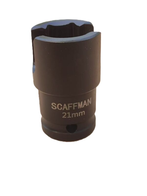 Scaffman 21mm Screw Eye Socket c/w Pin & Rubber