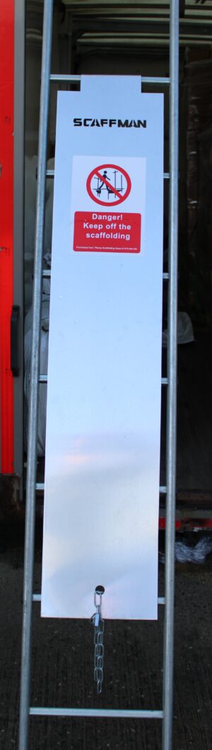 Scaffman Ladder Guard with Lock & Chain